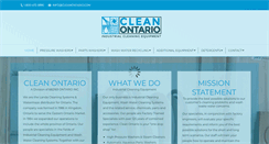 Desktop Screenshot of cleanontario.com